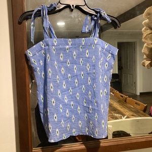 LAST CHANCE ITEM J. Crew Sun Top with Adjustable Ties Size XS